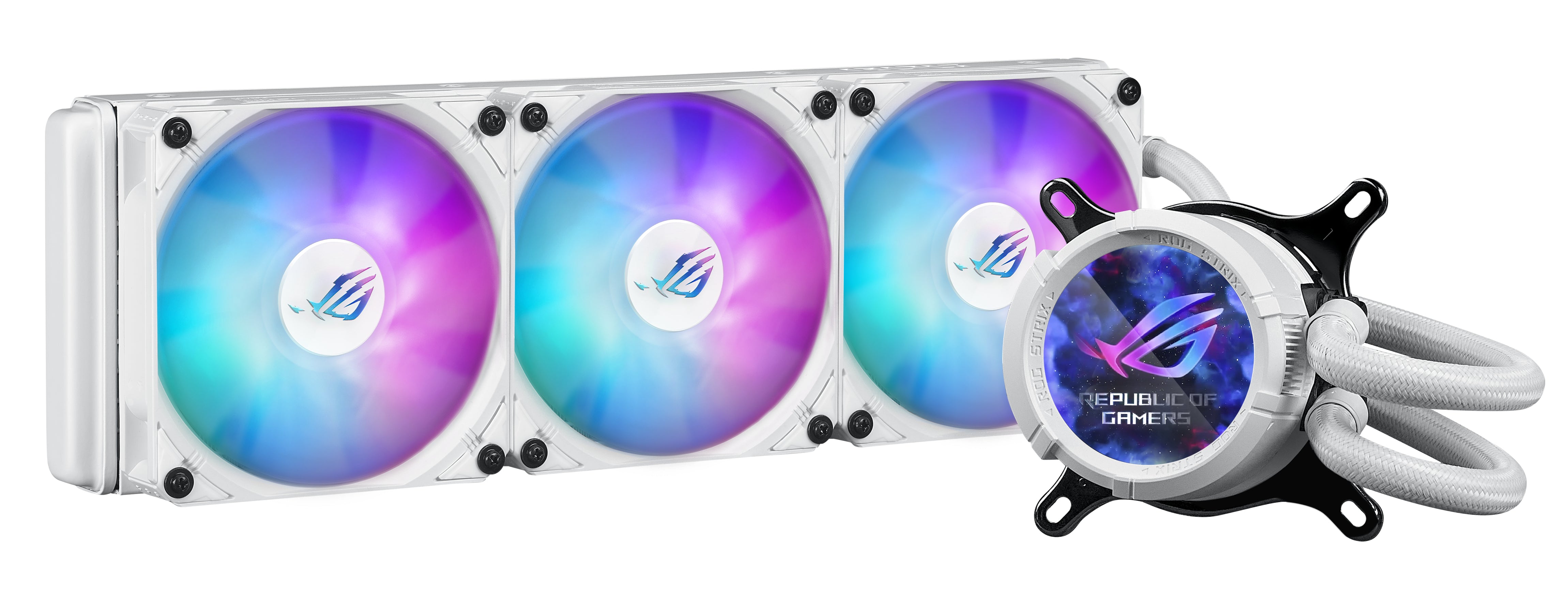 Refrigeração Líquida ASUS ROG Strix LC III 360 ARGB LCD / 90RC00W2-M0UAY0 branco XL