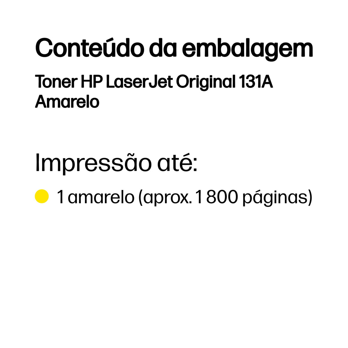 HP toner 131A Amarelo - imagem 4