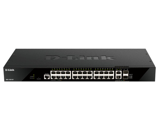 Bastidor D-Link DGS-1520-28/E Switch 24xGbE 2x10GbE 2xSFP+