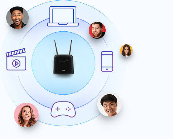 Router D-Link DWR-960 LTE Cat7 Wi-Fi AC1200 - imagem 9