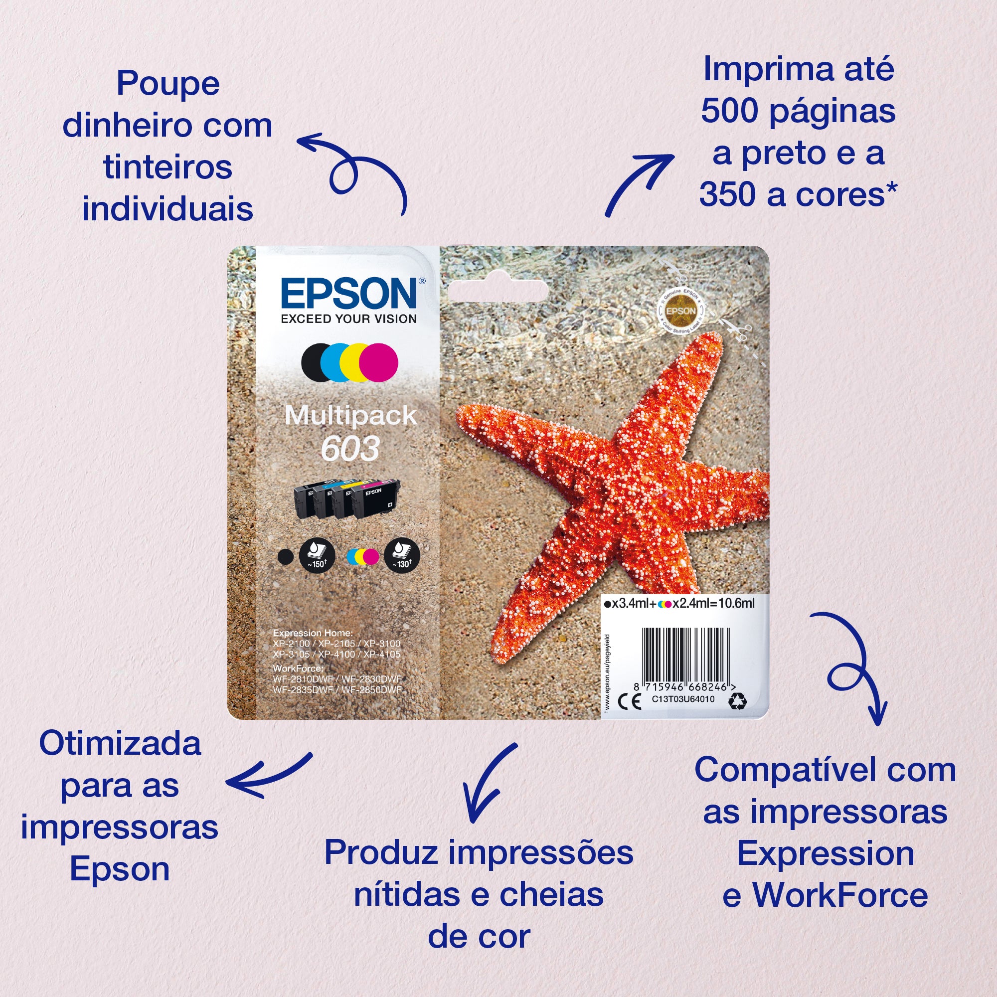 Epson Ink 603XL / C13T03A14010 preto XL