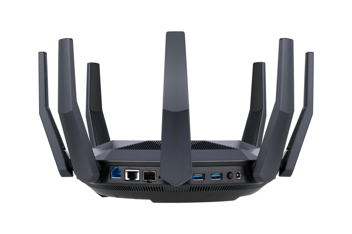 Router sem fios Asus RT-AX89X/ WiFi 6/ 6000Mbps/ 2.4GHz 5GHz/ 8 Antenas/ WiFi 802.11ax/ac/n/a/ - n/b/g