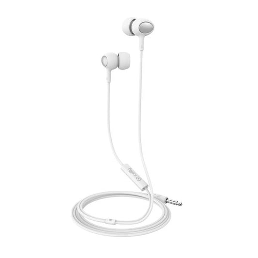 Celly auscultadores com micrófono Jack 3.5 ST Branco