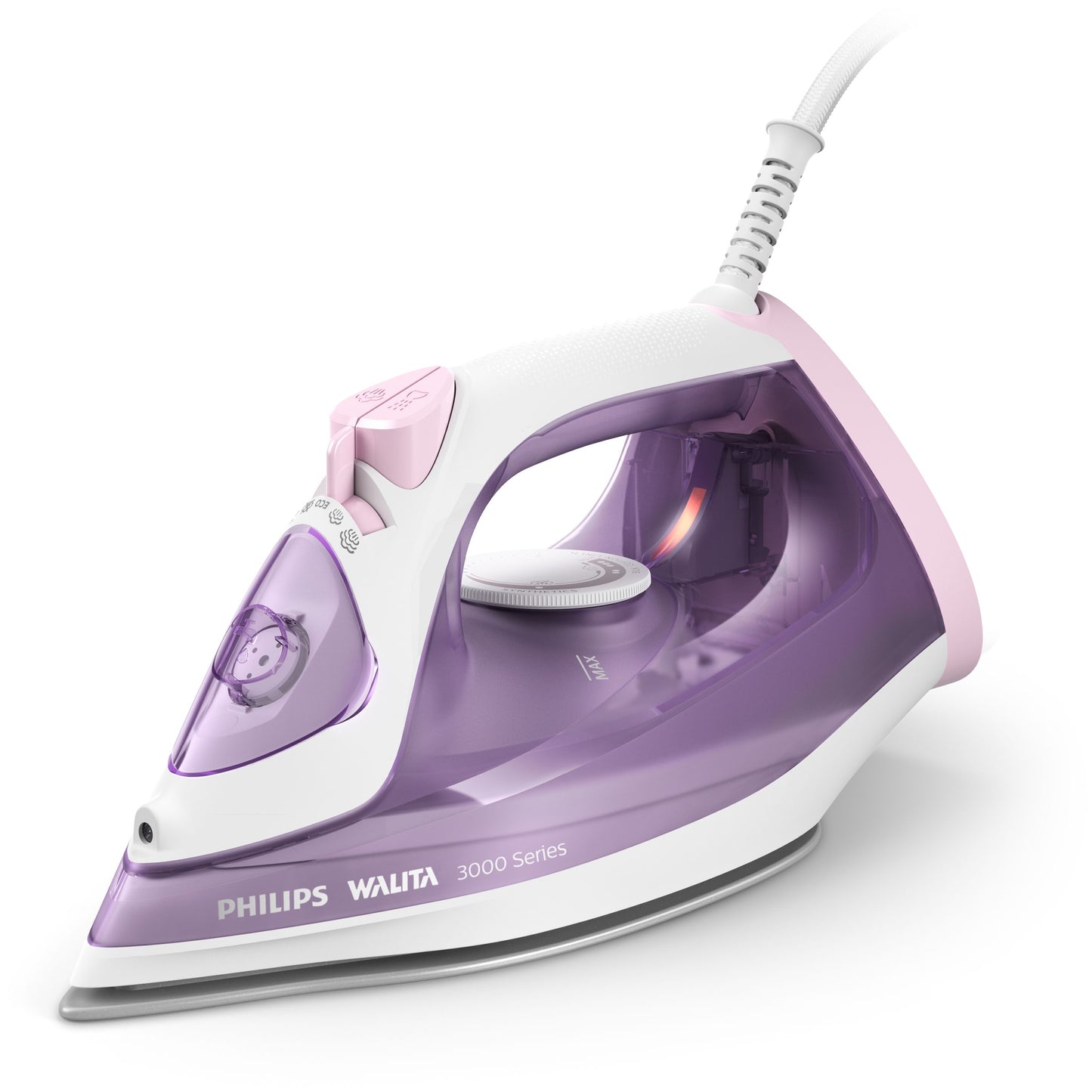 Ferro de engomar a vapor Philips Série 3000 DST3010/30, base cerâmica, depósito 300 ml, 2000 W, cabo 1,9 m, jato de vapor 140 g