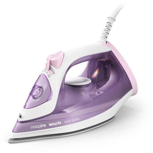 Ferro de engomar a vapor Philips Série 3000 DST3010/30, base cerâmica, depósito 300 ml, 2000 W, cabo 1,9 m, jato de vapor 140 g