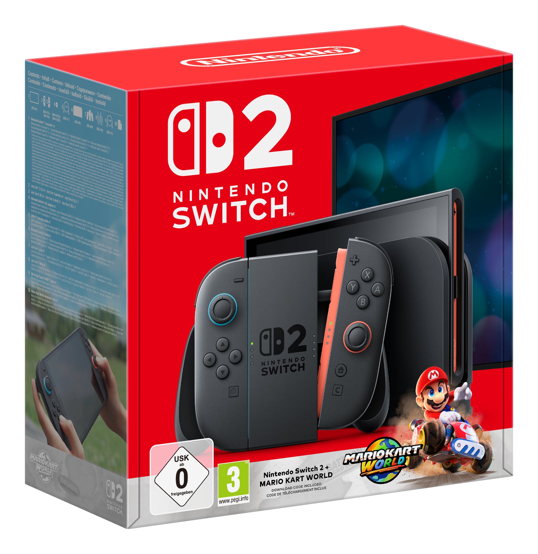 Consola Nintendo Switch 2 Mario Kart World / 10015920 preto