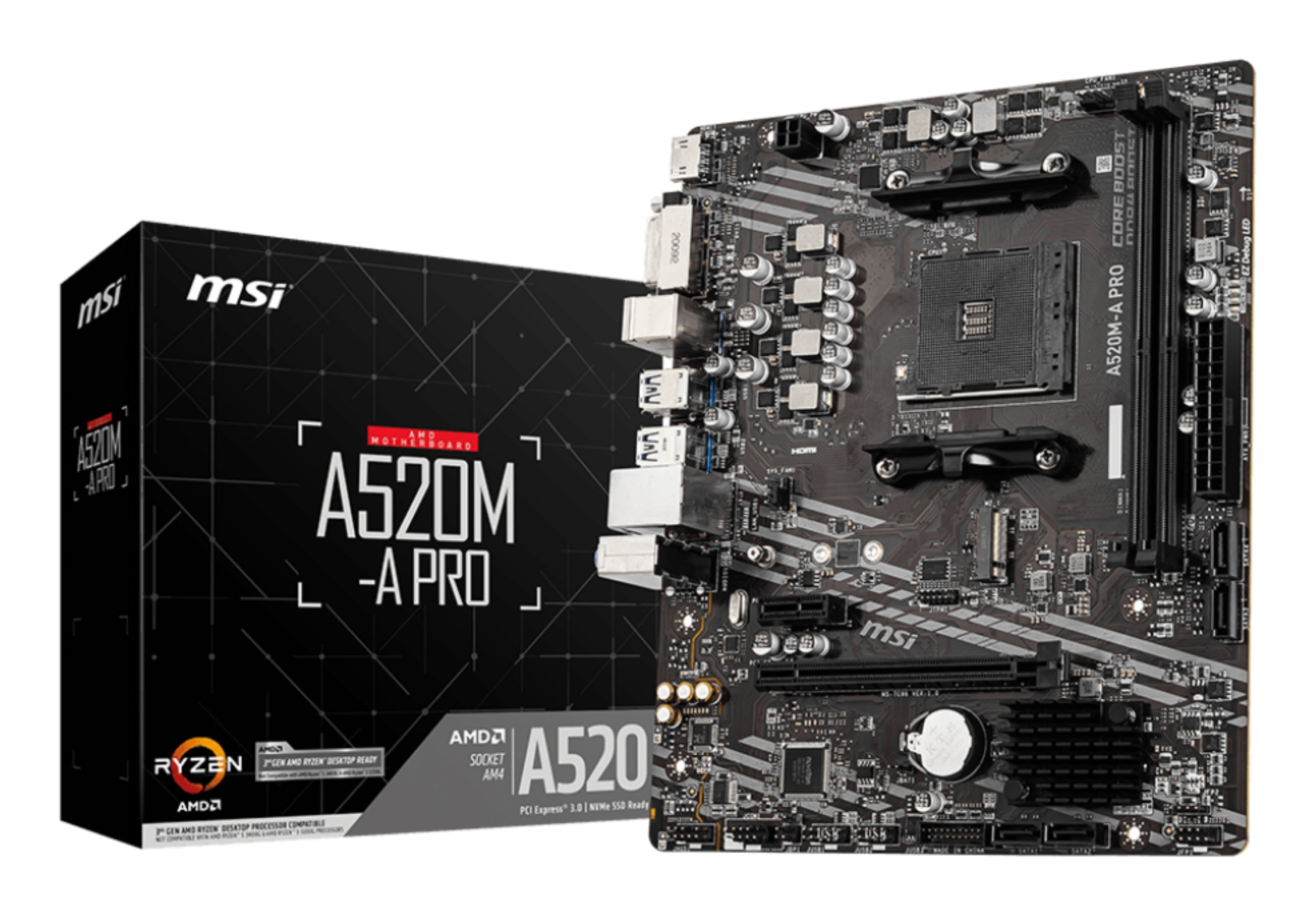 MSI Placa Base A520M-A PRO mATX AM4