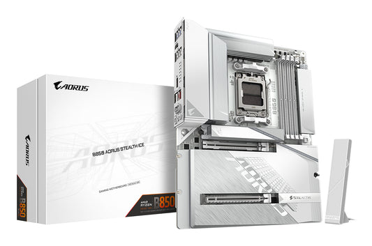Placa-mãe Gigabyte B850 AORUS STEALTH ICE