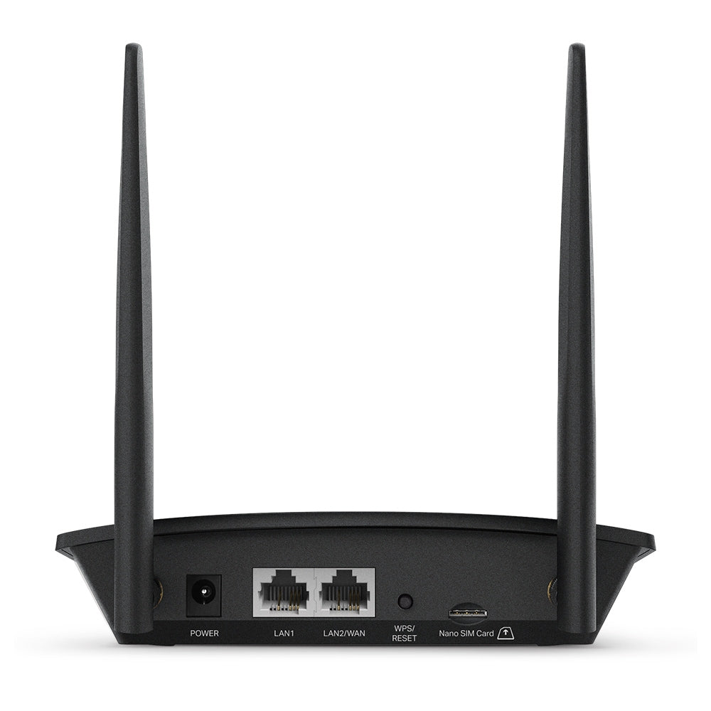 Router TP-Link 4G sem fios TL-MR100 V2 300Mbps/ 2.4GHz/ 2 antenas/WiFi 802.11b/g/n