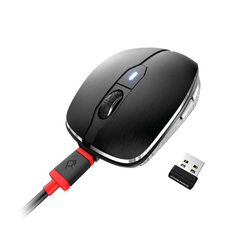 Rato CHERRY JW8100B / JW-8100 preto, cinzento - imagem 6