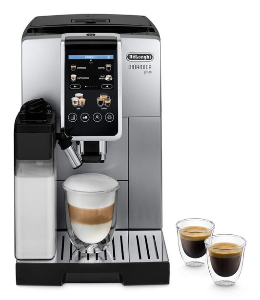 Máquina de Café De’Longhi Dinamica Plus / ECAM380.85.SB preto, prateado