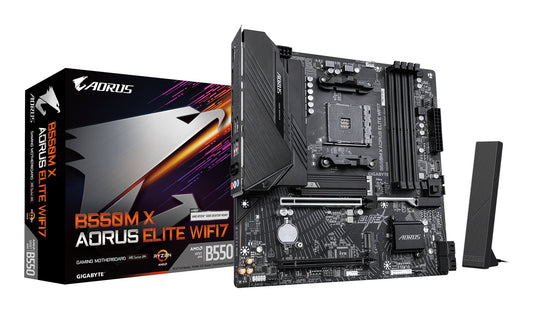 Placa-mãe Gigabyte B550M X AORUS ELITE WIFI7 - Micro ATX