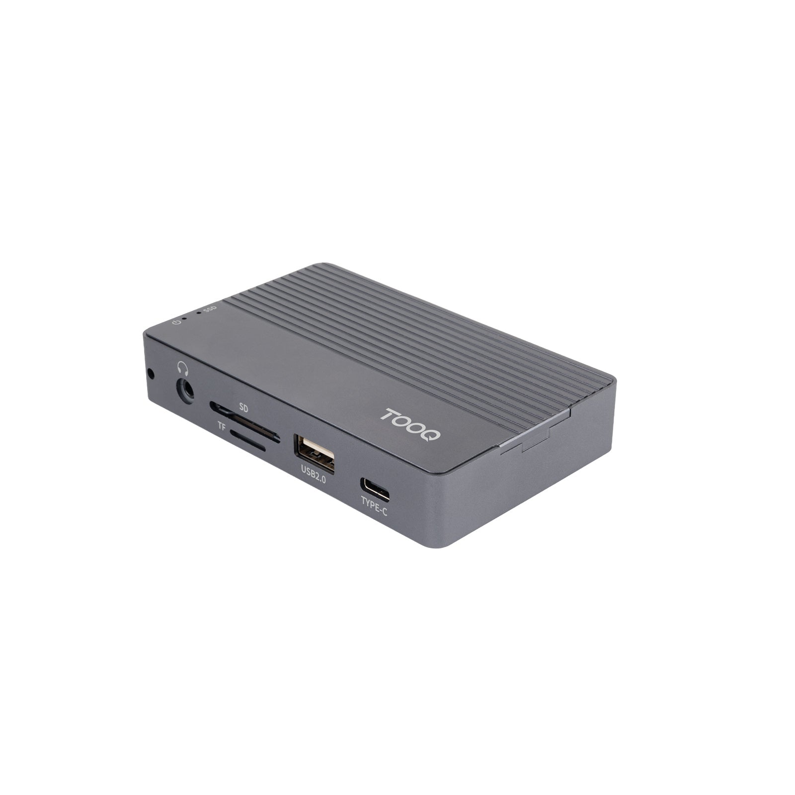 Caixa para Disco Tooq Caja Externa+HUB M.2 NGFF/NVMe USB3.2 Gen3