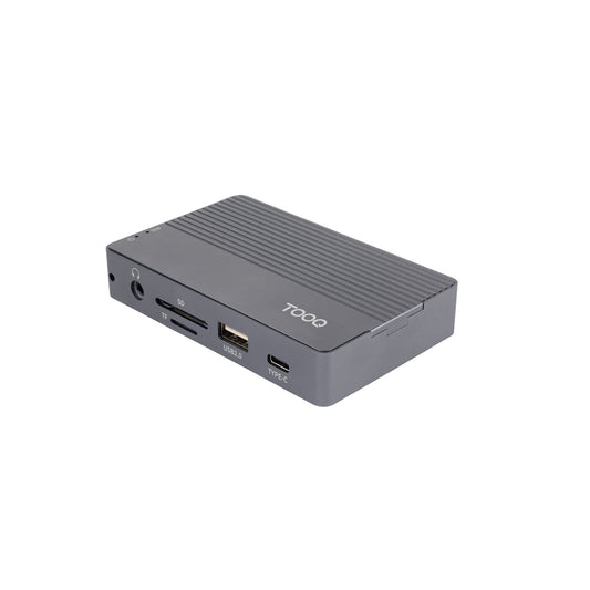 Caixa para Disco Tooq Caja Externa+HUB M.2 NGFF/NVMe USB3.2 Gen3