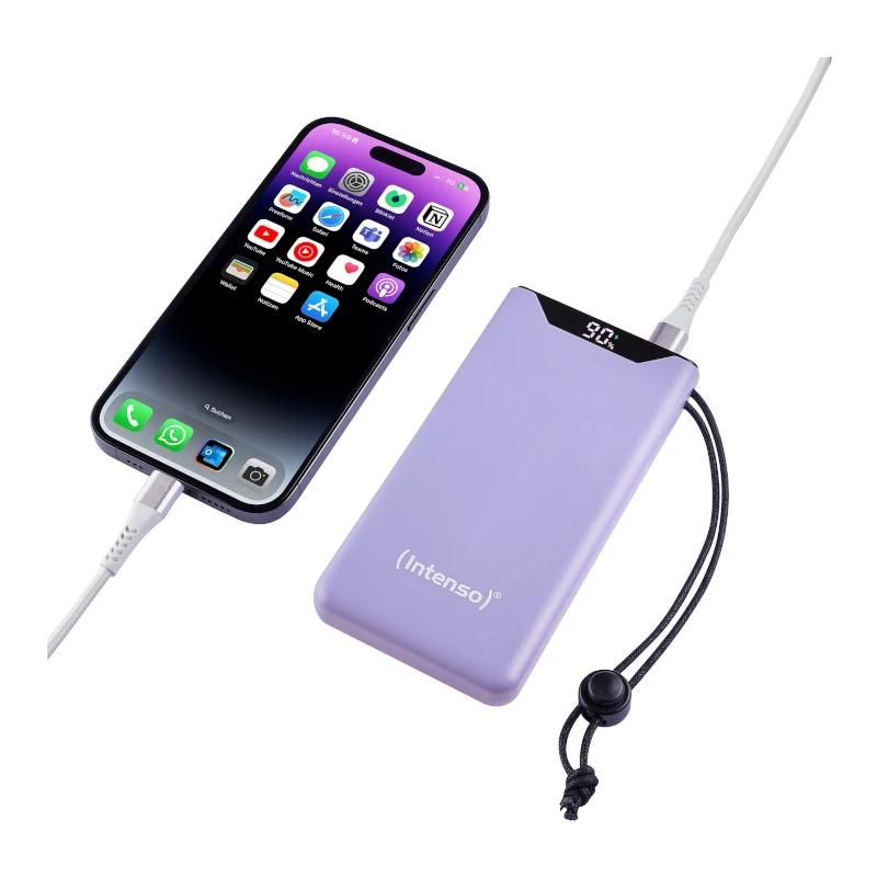 Powerbank Intenso | F10000 | 10000 mAh | Lila - imagem 4