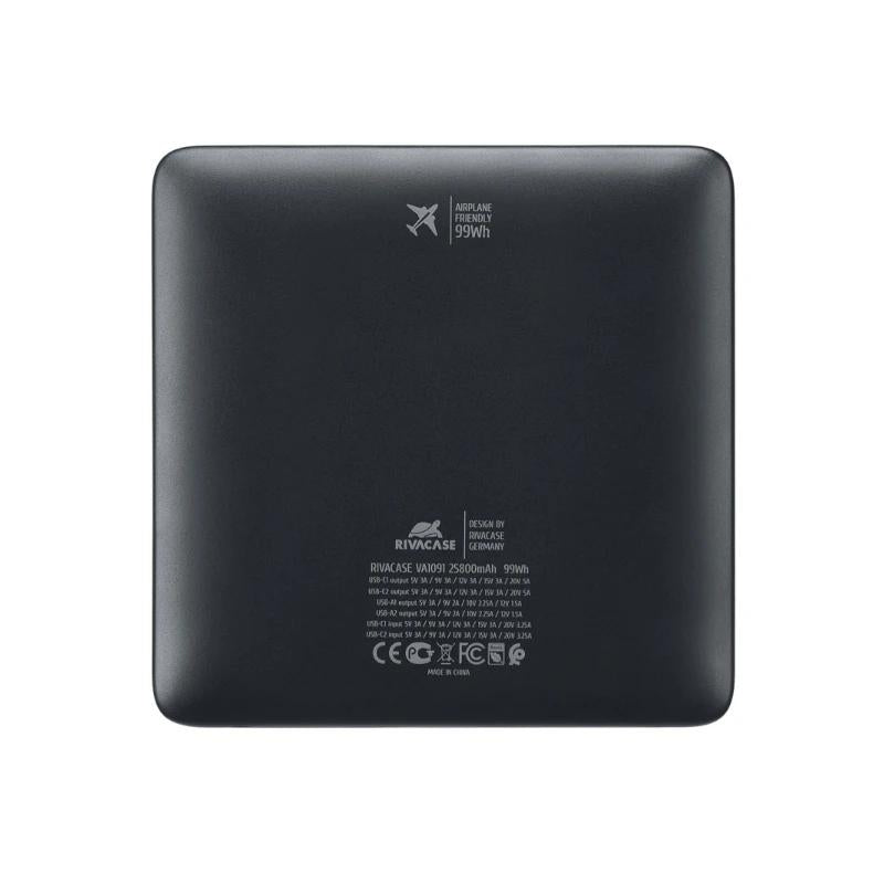 Powerbank Rivacase VA1091 25800mAh Turbo PD 100W - imagem 4