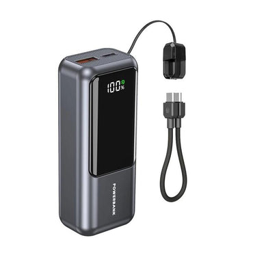 Powerbank Gembird com LCD 10000 mAh Cinzento - imagem 2