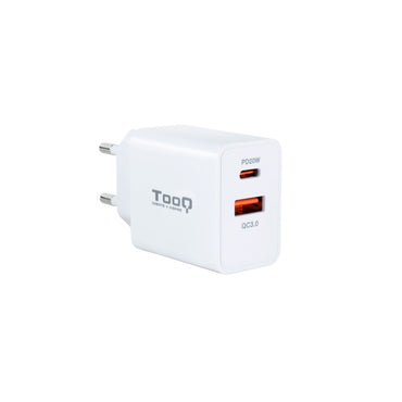 Tooq Carregador de Parede doble USB-C PD+ USB A - imagem 2