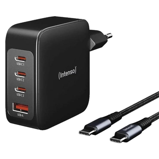 Carregador Intenso KIT GaN W140A3C + Cable USB-C