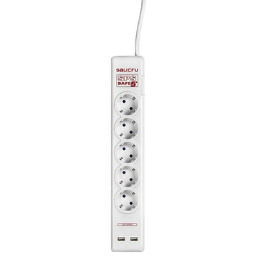 Tomada Múltipla Salicru SPS SAFE 5+ Regleta com Protección 5 Tomas - imagem 3