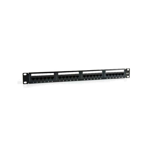 Painel para Bastidor 2LAN Patch Painel 19" CAT6 24 Portas UTP