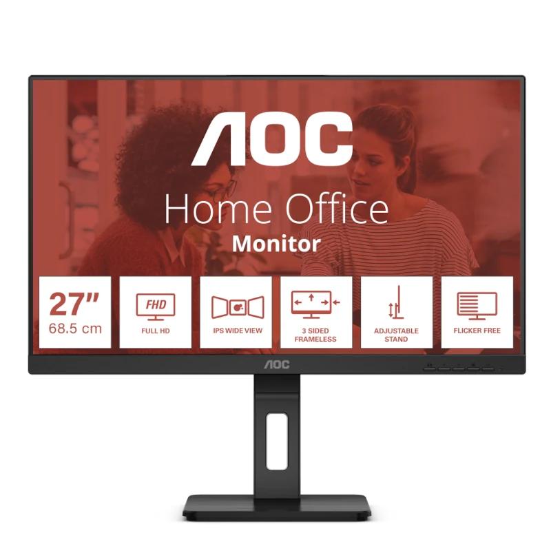 Monitor AOC 24E3QAF Monitor 24" IPS FHD 75Mhz DP MM AA - imagem 4