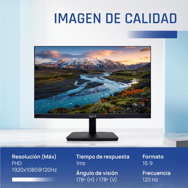 Monitor iggual 24" 120Hz 1ms MM VESA Mini PC - imagem 2