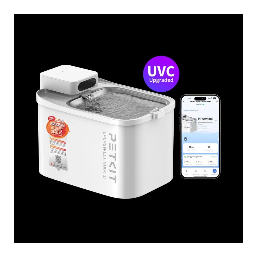 Fonte de Água Eversweet Max 2 Smart Pet Drinking Fountain
