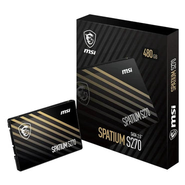 Disco SSD MSI Spatium S270 480Gb 2.5" Sata 3 6Gbps - imagem 2
