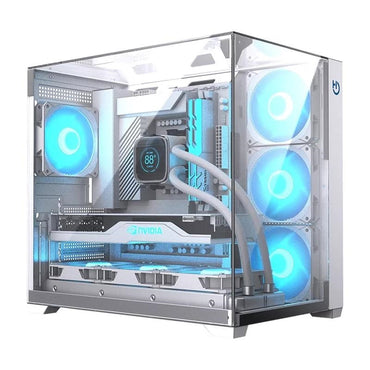 Caixa de Computador Hiditec Caja ATX Gaming Sky branco USB 3.1 TYPE-C - imagem 2