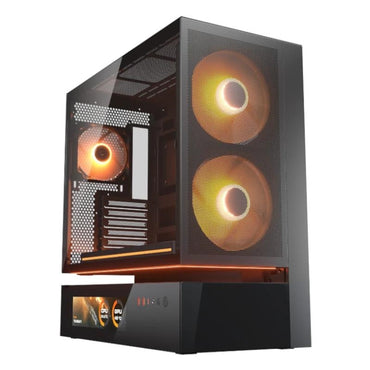 Caixa de Computador Cougar Caja Semitorre CFV235 Mesh Vision preto - imagem 2