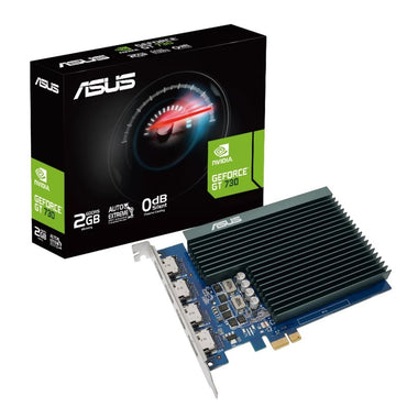 Placa Gráfica ASUS NVIDIA GT 730 4H SL 2GD5 2GB 4 monitores - imagem 2