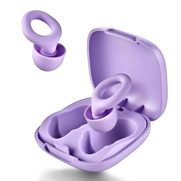 Auscultadores NGS NOONBLACK TAPONES SILICONA FUNDA PÚRPURA - imagem 2