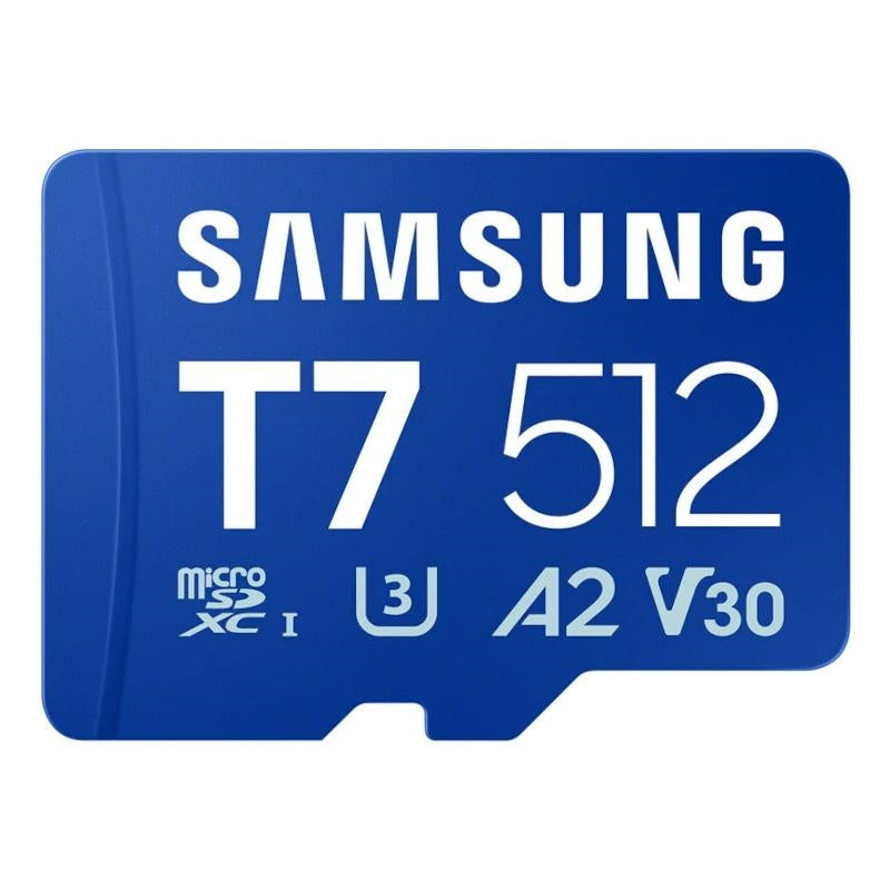 Cartão de Memória Samsung Micro SDXC T7 512GB clase10 U3 V30 A2 - imagem 2