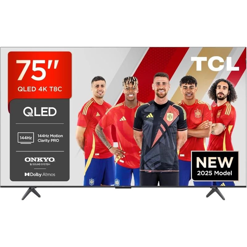 Televisão TCL 75T69C TV 75" Qled 4K Google TV Onkyo - imagem 2