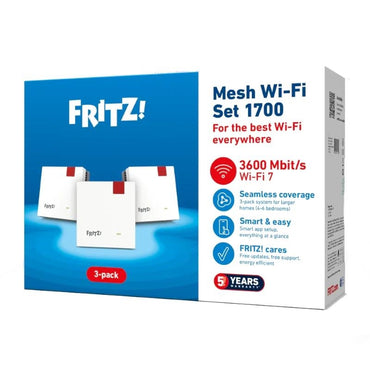 Sistema Mesh Wi-Fi FRITZ!Mesh Set 1700 3-pack Edition International - imagem 2