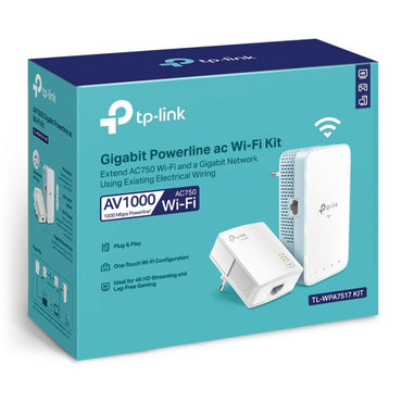 Adaptador de Rede TP-Link TL-WPA7517 KIT PWRL ac WiFi AV1000 GbE - imagem 2