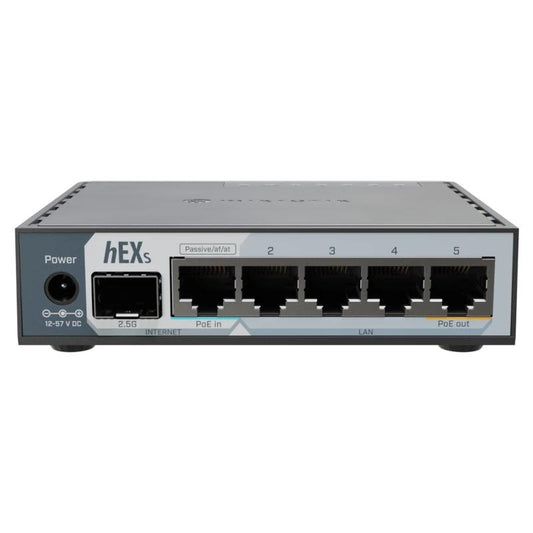 Router Mikrotik E60iUGS hEX 5xGbE PoE-I/O 1x2.5SFP