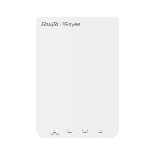 Ponto de Acesso Reyee AP WiFi AC1300 Dual Parede 4xLAN 2x2 MIMO