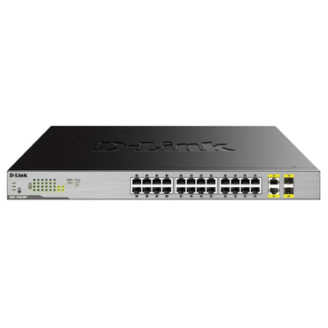 Switch de Rede D-Link DGS-1026MP 24xGB PoE+ 2xSFP - imagem 2