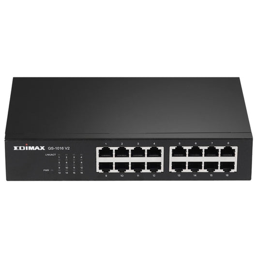 Switch de Rede Edimax GS-1016 V2 16-Port GbE Desk/Rack