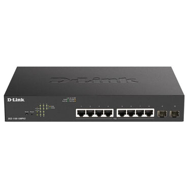 Switch de Rede D-Link DGS-1100-10MPV2/E 8xGb PoE+ 2xSFP - imagem 2