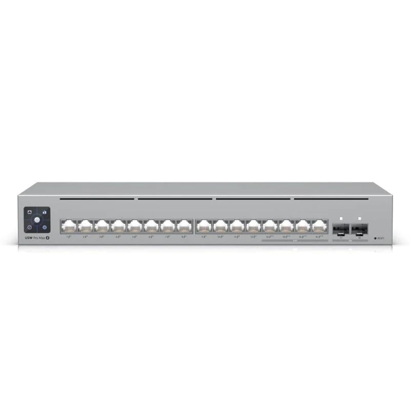 Switch de Rede Ubiquiti USW-Pro-Max-16-PoE L3 4x2GbE PoE++