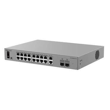 Switch de Rede Reyee RG-ES220GS-P-V2 Cloud 16P PoE+ + 2P 1 - imagem 2