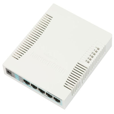 Switch de Rede Mikrotik RB260GS 5xGbE 1xSFP Plastic