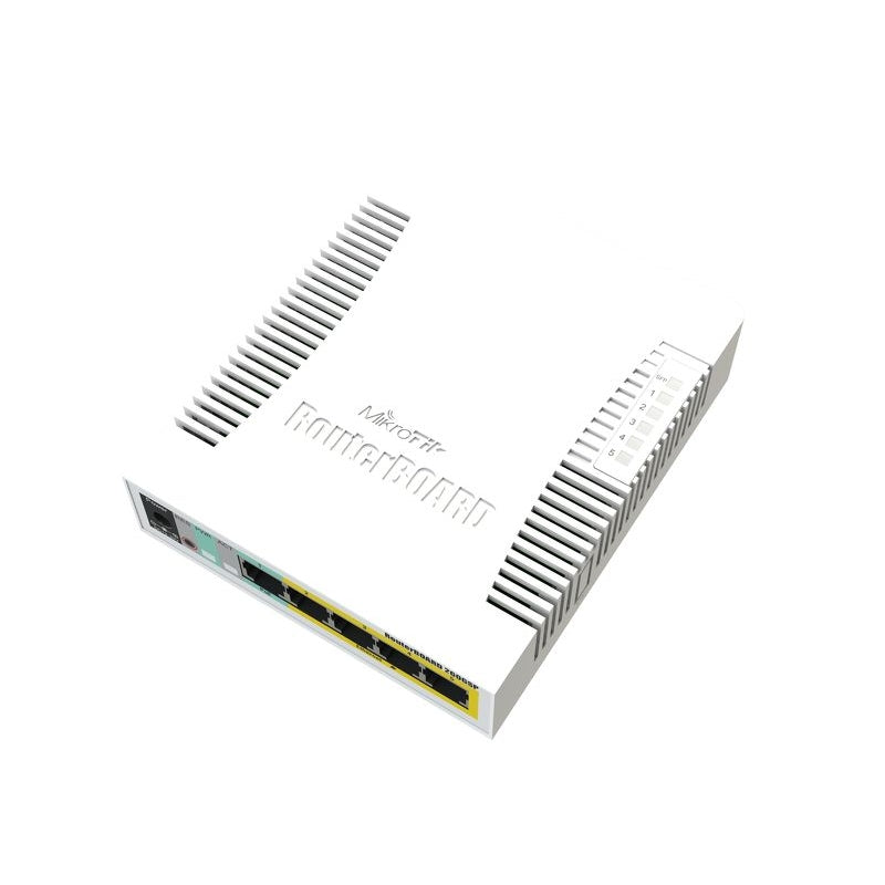 Switch de Rede MikroTik CSS106-1G-4P-1S RB260GSP 5xGB 1xSF - imagem 3