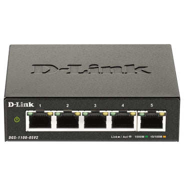 Switch de Rede D-Link DGS-1100-05V2 5xGigabit EasySmart - imagem 2