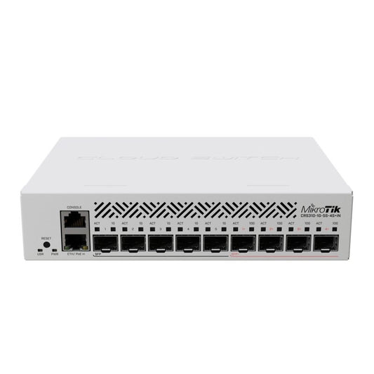 Switch de Rede MikroTik CRS310-1G-5S-4S+IN 5xSFP 4xSFP+
