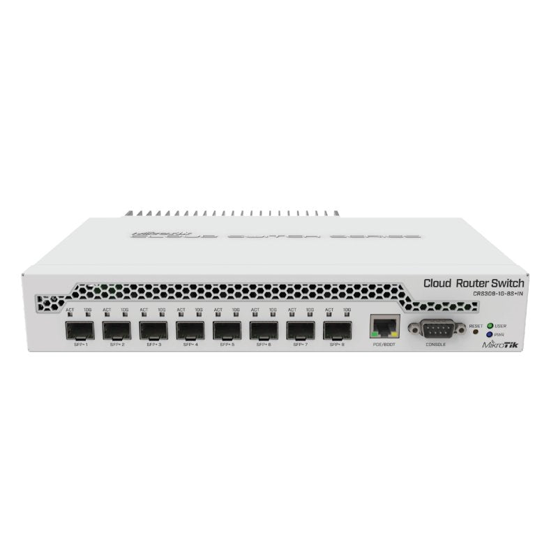Switch de Rede MikroTik CRS309-1G-8S+IN 1xGbE 8xSFP+