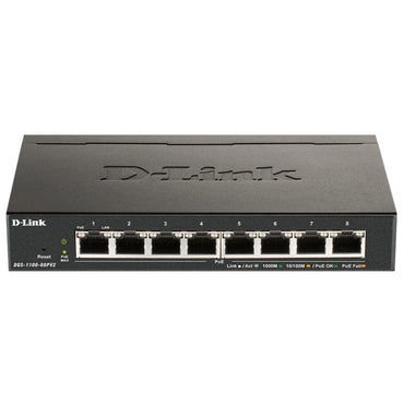 Switch de Rede D-Link DGS-1100-08PV2/E 8xGb PoE (64W) - imagem 2